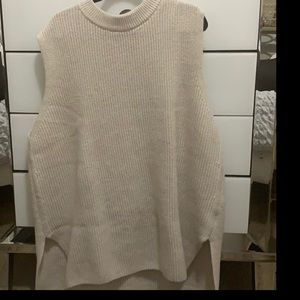 NWT H&M oversized knit sweater vest
